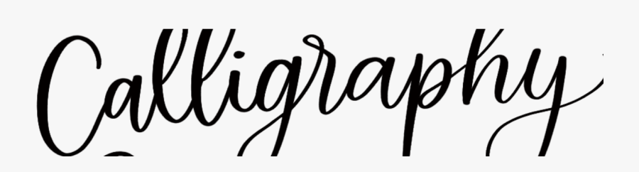 Calligraphy, Transparent Clipart