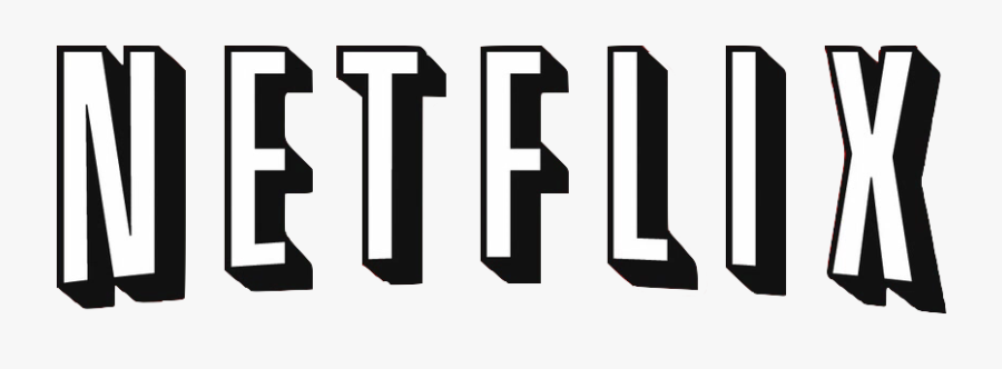 Is Transparent On Netflix Transparent Background - Netflix Logo Black And White Png, Transparent Clipart
