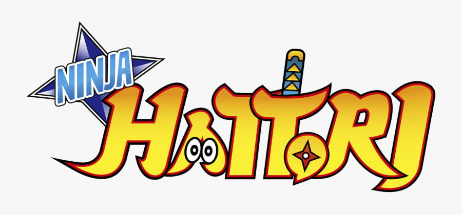Ninja Hattori - Ninja Hattori Logo, Transparent Clipart