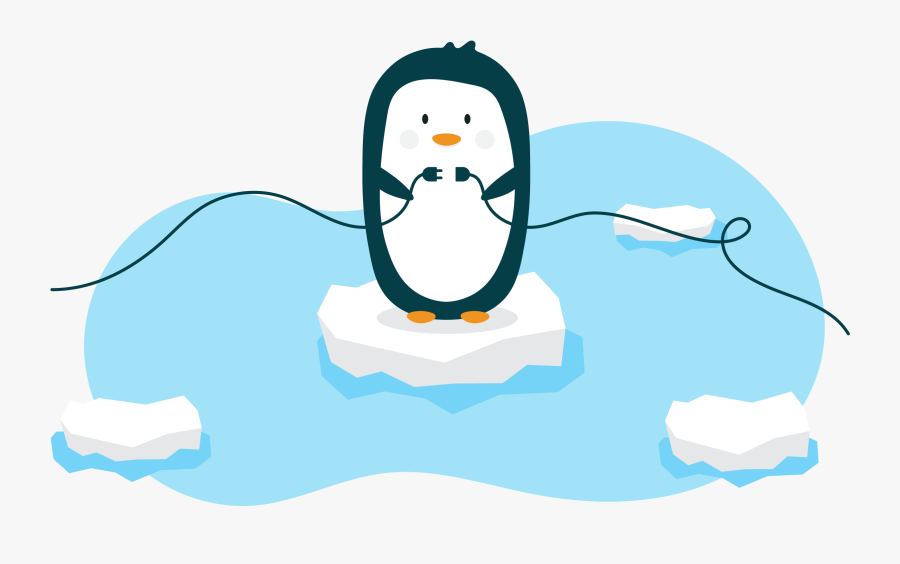 Penguin Proxy, Transparent Clipart