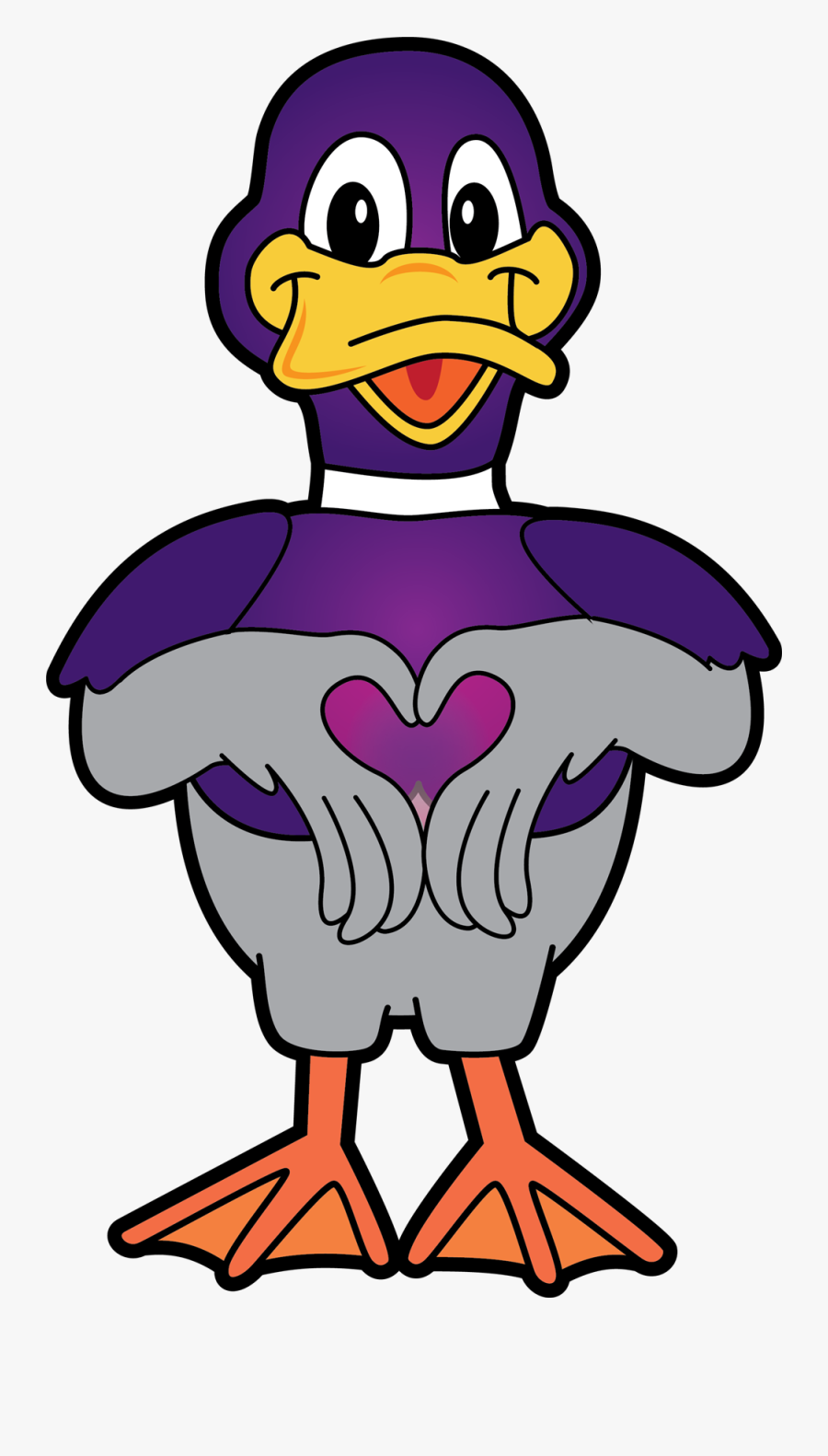 Duck - Cartoon, Transparent Clipart