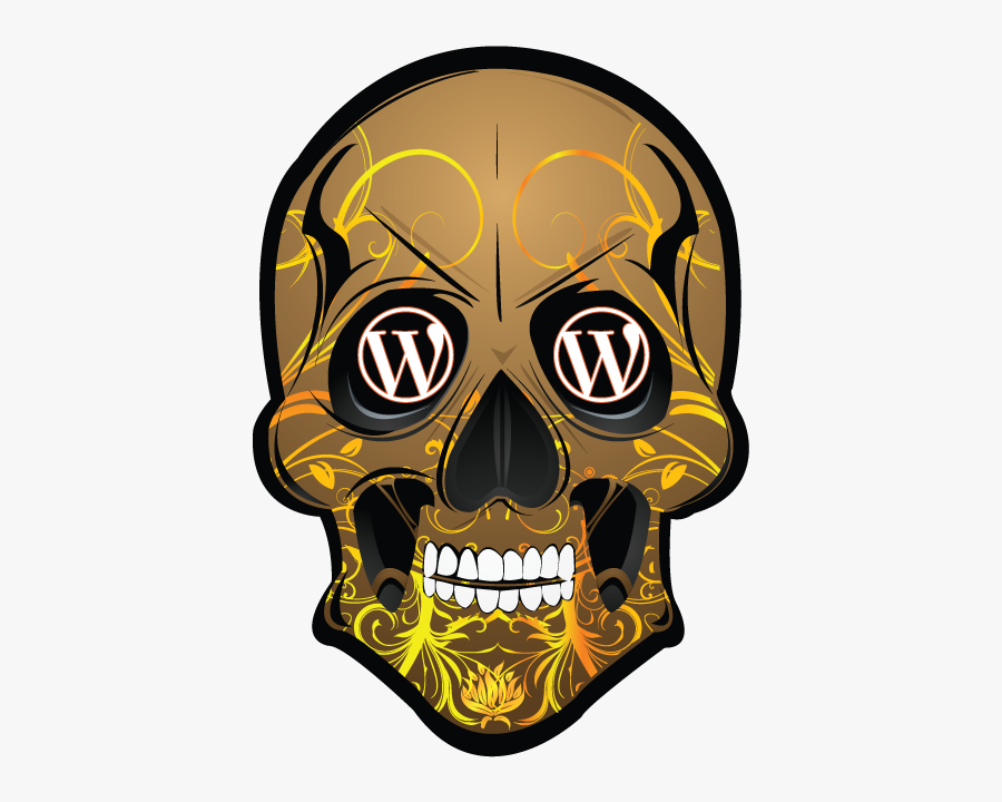 Skull, Transparent Clipart