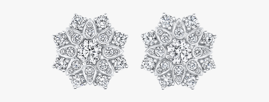 Harry Winston Diamond Earring, Transparent Clipart