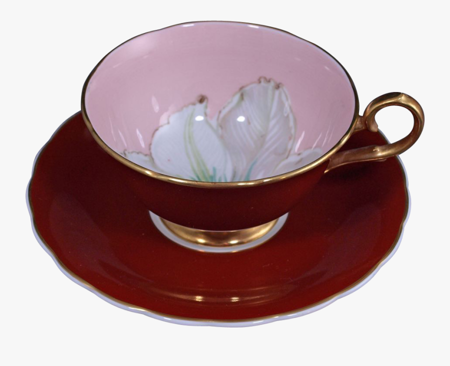 Susie Cooper Bone China England Tea Cup & Saucer Dogwood - Saucer, Transparent Clipart