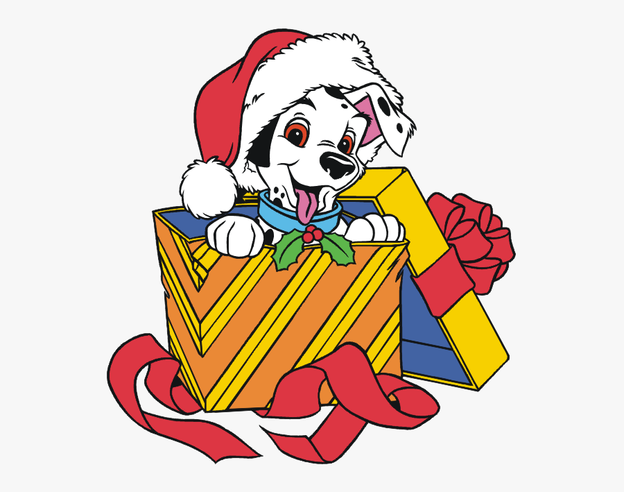 101 Dalmatians Christmas Clipart, Transparent Clipart