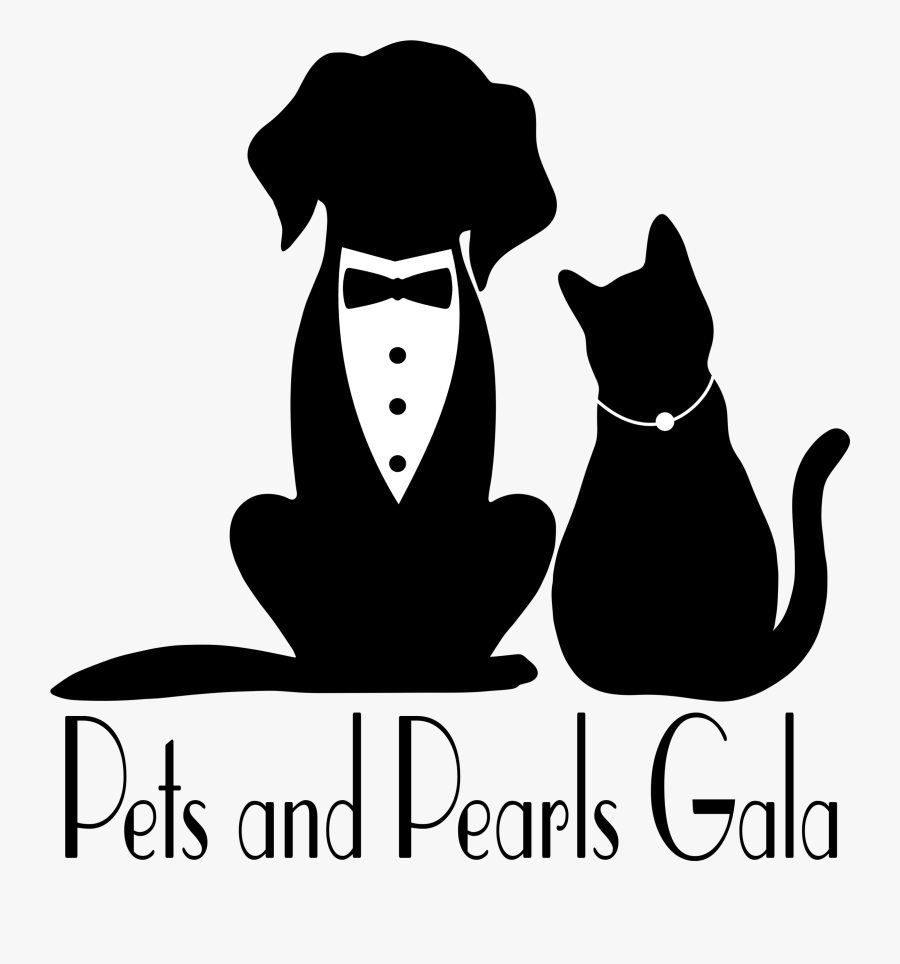 Dog Cat Head Silhouette, Transparent Clipart