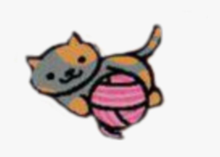 #nekoastume #cat #yarnball #cute #asthetic - Cartoon, Transparent Clipart