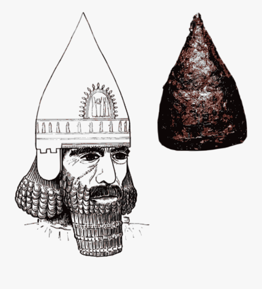 Ancient Warfare - Ancient Assyrian Helmets, Transparent Clipart