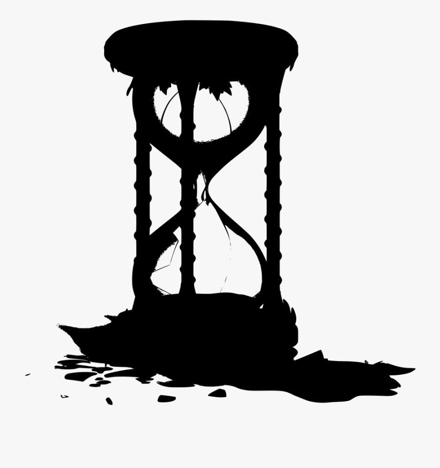 Broken Hourglass Png, Transparent Clipart