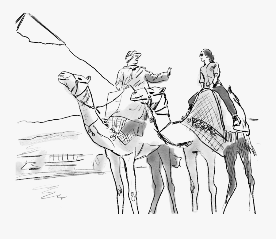 Pyramids - Sketch, Transparent Clipart