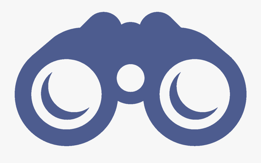 Transparent Background Binoculars Icon, Transparent Clipart