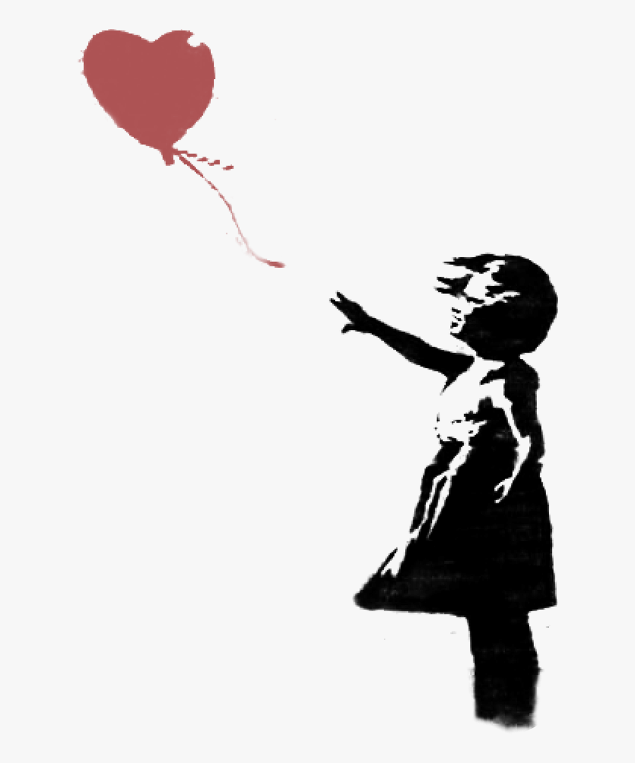 Images In Collection Page - Banksy Balloon Girl Png, Transparent Clipart