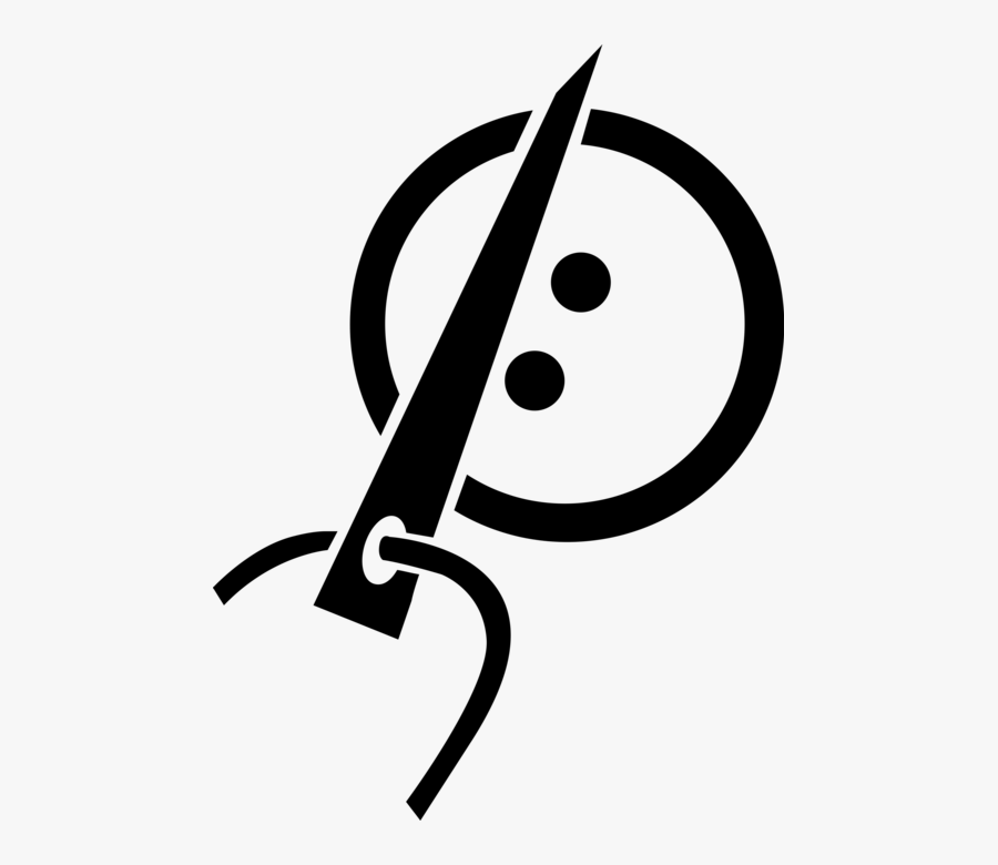 Vector Illustration Of Dressmaker Seamstress Sewing - Vector Logos De Costura Png, Transparent Clipart