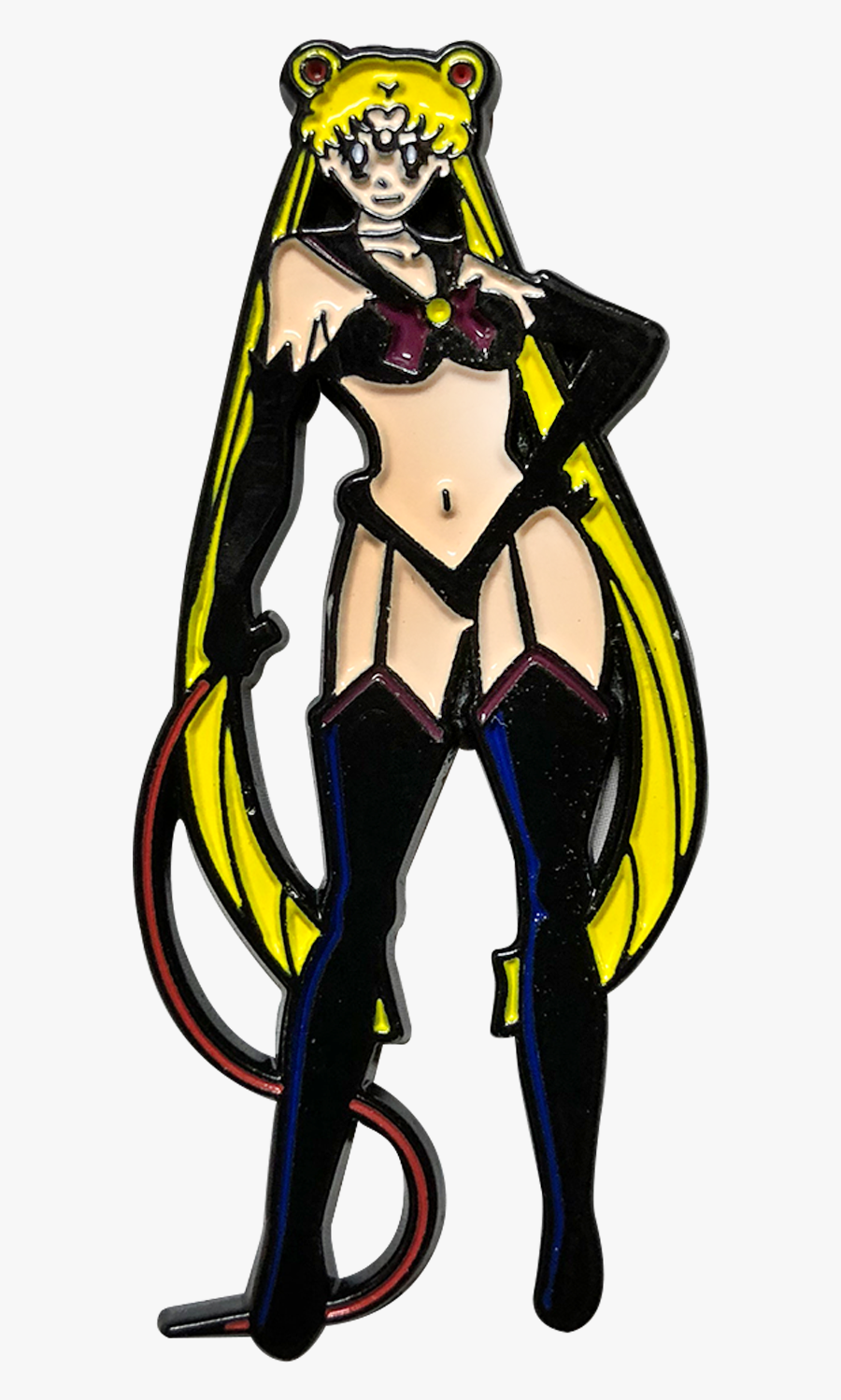 Geeky And Kinky Sailor Moon Pin - Sailor Moon Pins, Transparent Clipart
