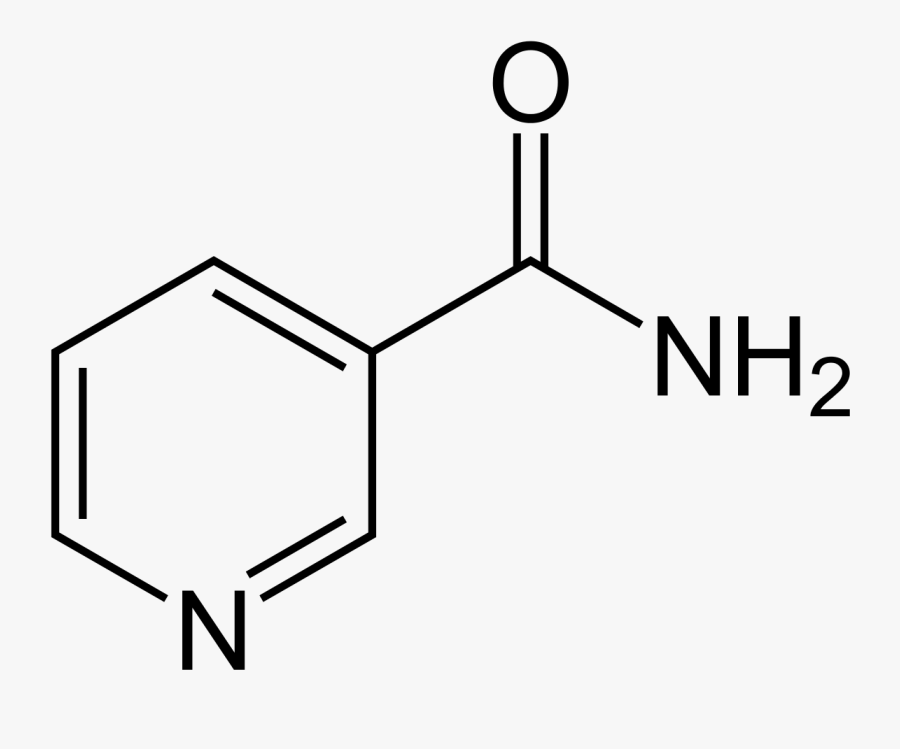 Nicotinamide Structure, Transparent Clipart