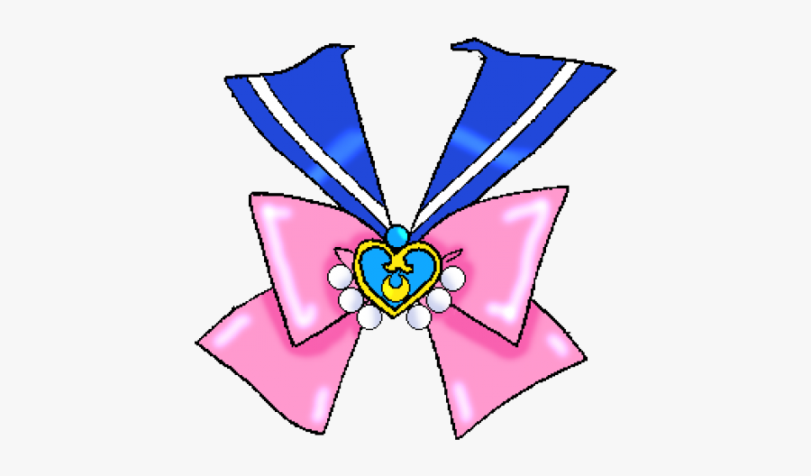 Sailor Moon Clipart Pink Transparent - Sailor Moon Bow Png, Transparent Clipart