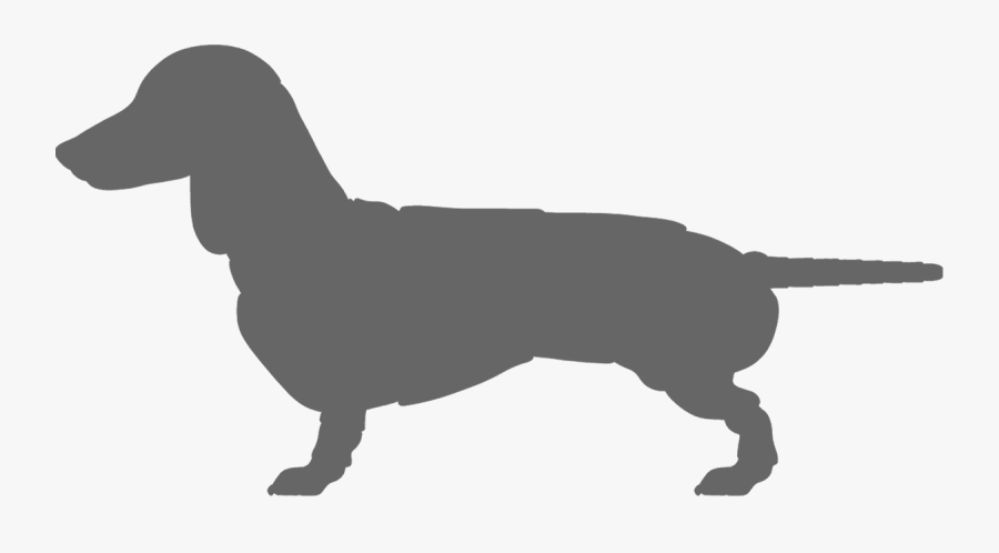 Transparent Dachshund Silhouette Png - Dachshund, Transparent Clipart