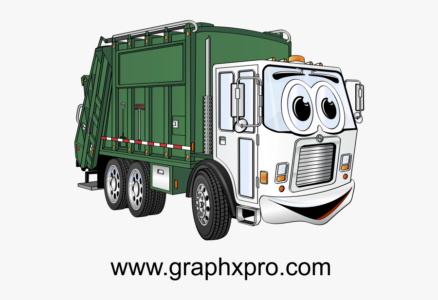 Trash Truck Clip Art, Transparent Clipart