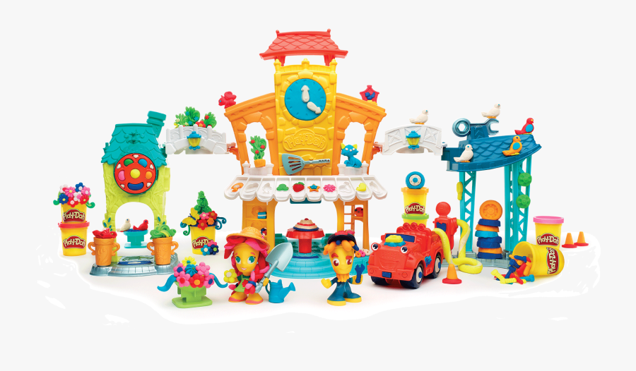 Headerimg - Play Doh 3 In 1 Town Center, Transparent Clipart