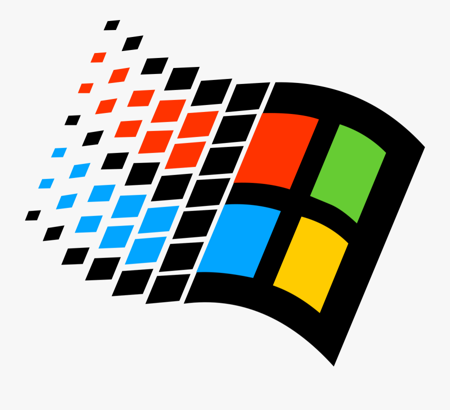 Windows 95 Logo, Transparent Clipart
