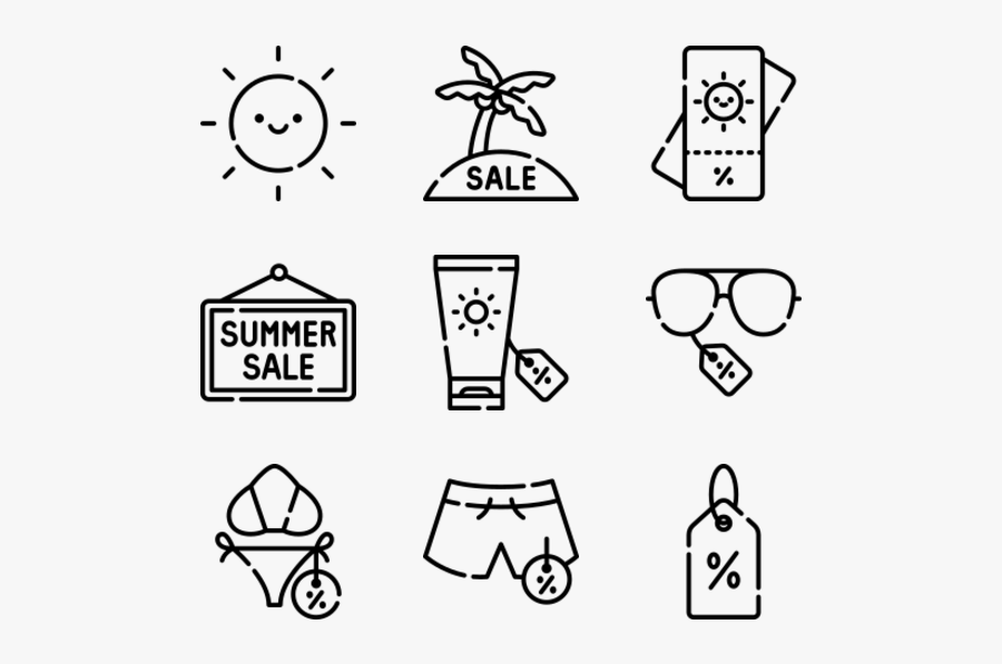 Summer Sales, Transparent Clipart