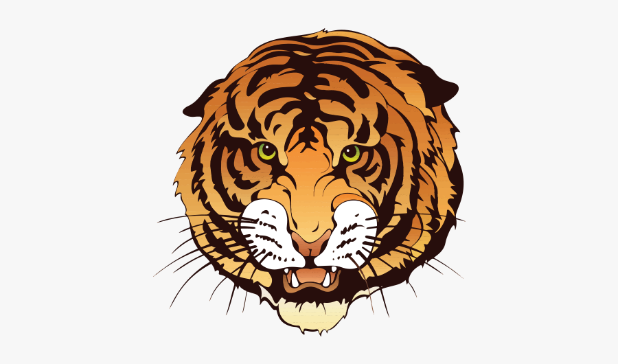 Trenton High School Tiger, Transparent Clipart