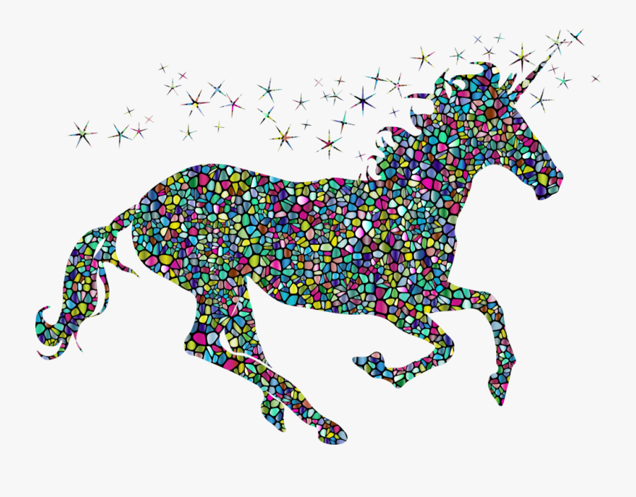 Visual Arts,horse,art - Silhouette Unicorns With Transparent Background, Transparent Clipart