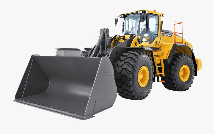 Volvo L220h Wheel Loader, Transparent Clipart
