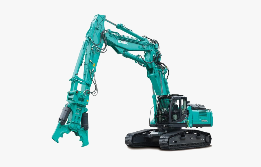Construction Equipment - Kobelco Demolition, Transparent Clipart
