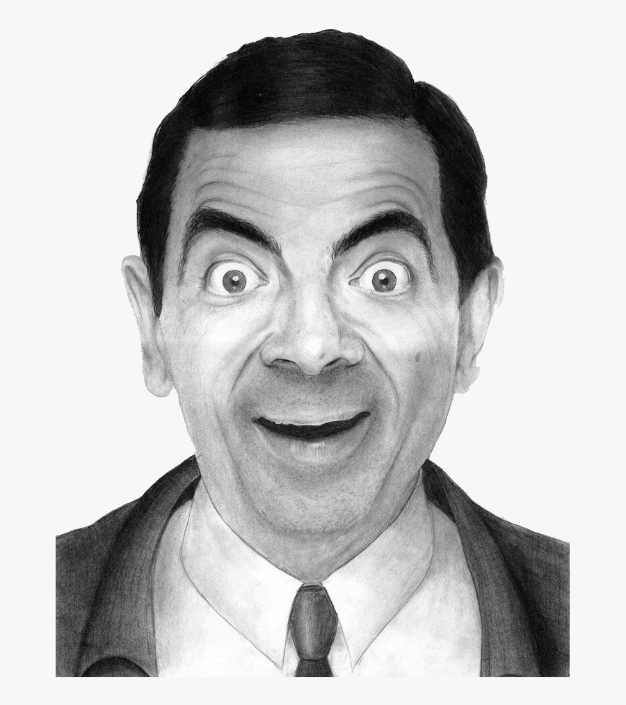 Transparent Mr Bean Png - Mr Bean Face Sketch , Free Transparent