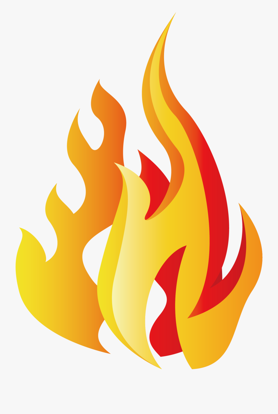 Cool Flame Clip Art - Black With Flames Cartoon, Transparent Clipart