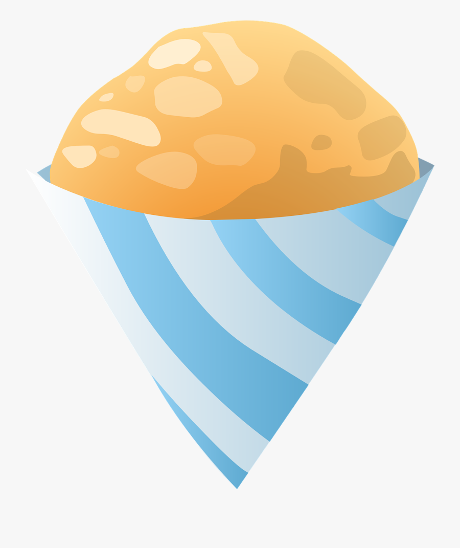 Snow Ice Cream Cones, Transparent Clipart
