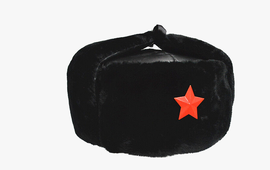 Cap Ushanka Hat Winter Leather Helmet - Transparent Background Ushanka Transparent, Transparent Clipart