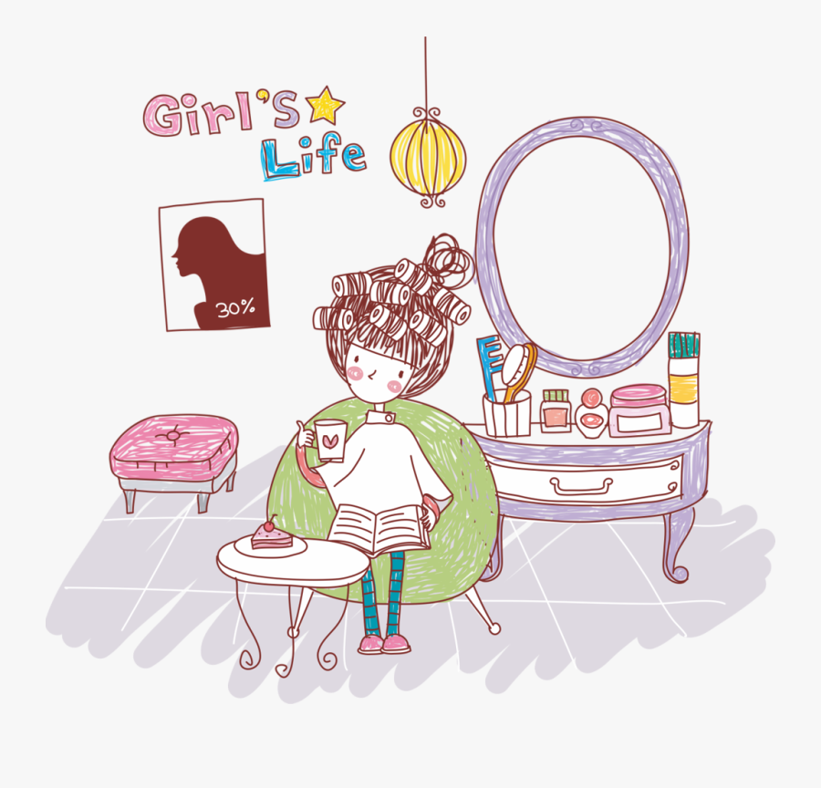 Transparent Mother Washing Clothes Clipart - Girl Life Vector, Transparent Clipart