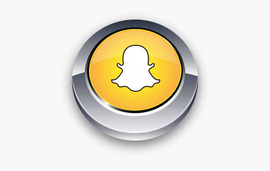Snapchat Button Png Image Free Download Searchpng, Transparent Clipart
