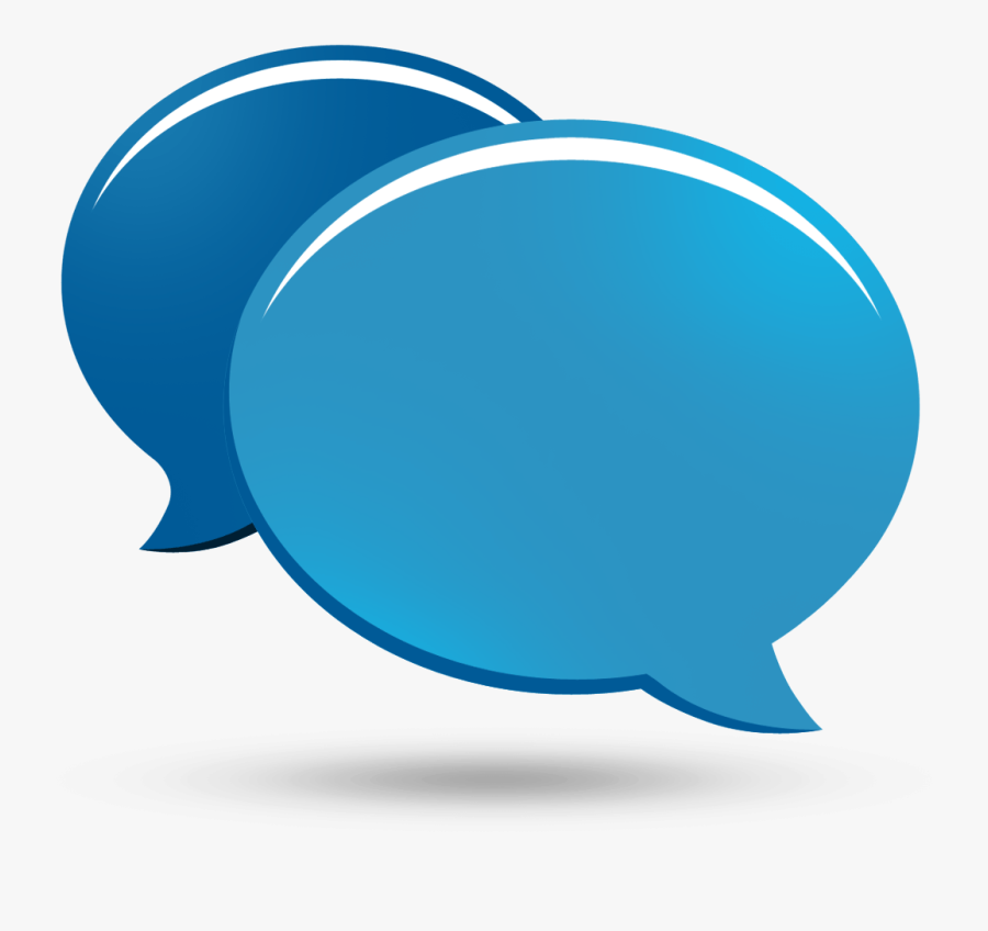 Unique - Chat Icon Png Blue, Transparent Clipart