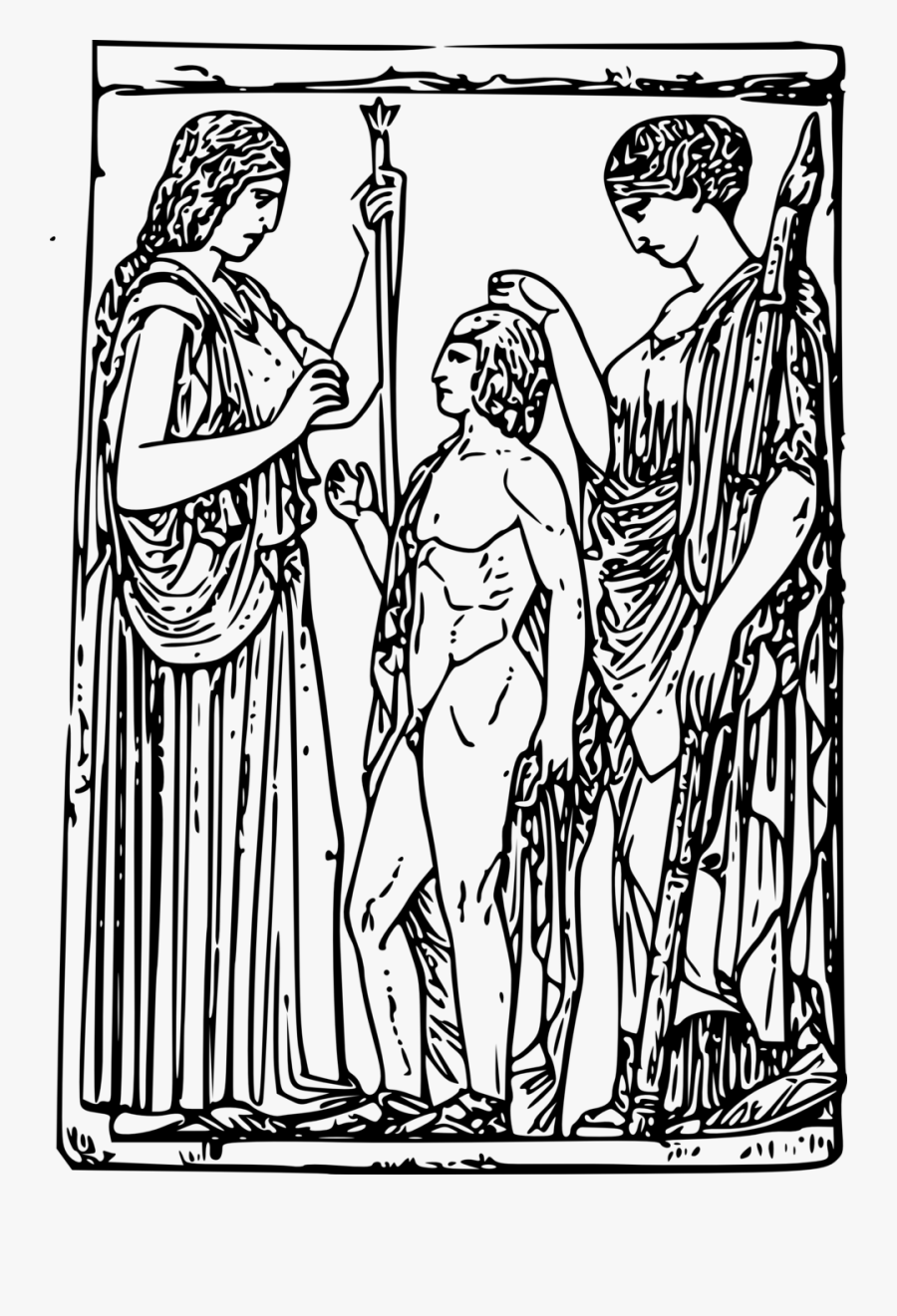 Demeter And Persephone, Transparent Clipart