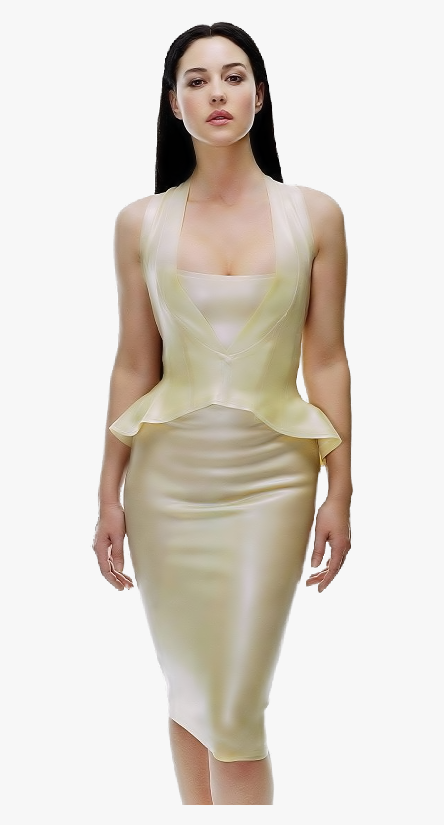 Clip Art Monica Bellucci Reloaded Merovingian - Monica Bellucci Hot Matrix, Transparent Clipart