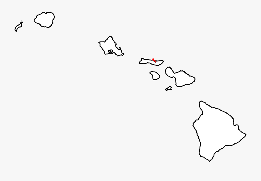 Png Bnhspine Com Filemap - Map Of Hawaii Black And White, Transparent Clipart