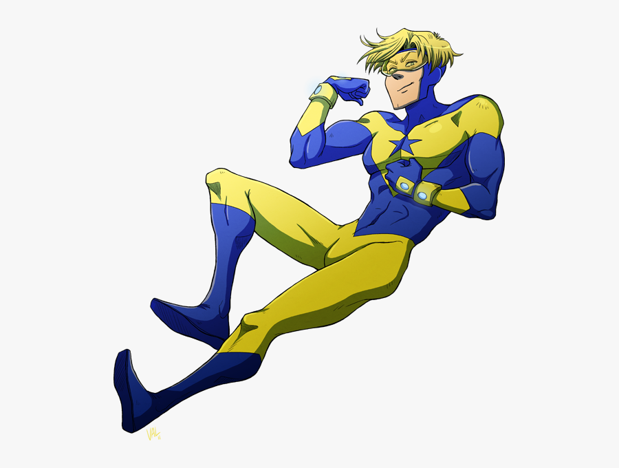 Booster Gold - Cartoon, Transparent Clipart