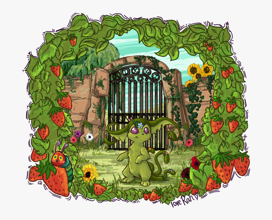 Drawing Photos Garden - Illustration, Transparent Clipart