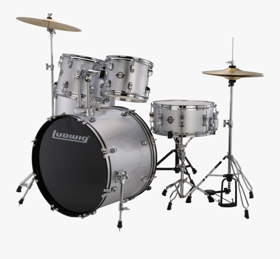 Ludwig Drums Cymbal Musical Instruments - Ludwig Pocket Kit White Sparkle, Transparent Clipart
