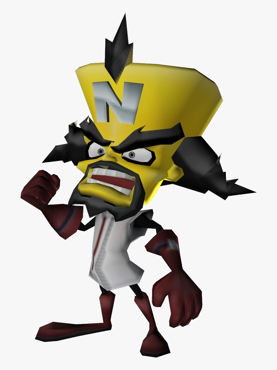 Crash Tag Team Racing Png - Crash Bandicoot Neo Cortex, Transparent Clipart