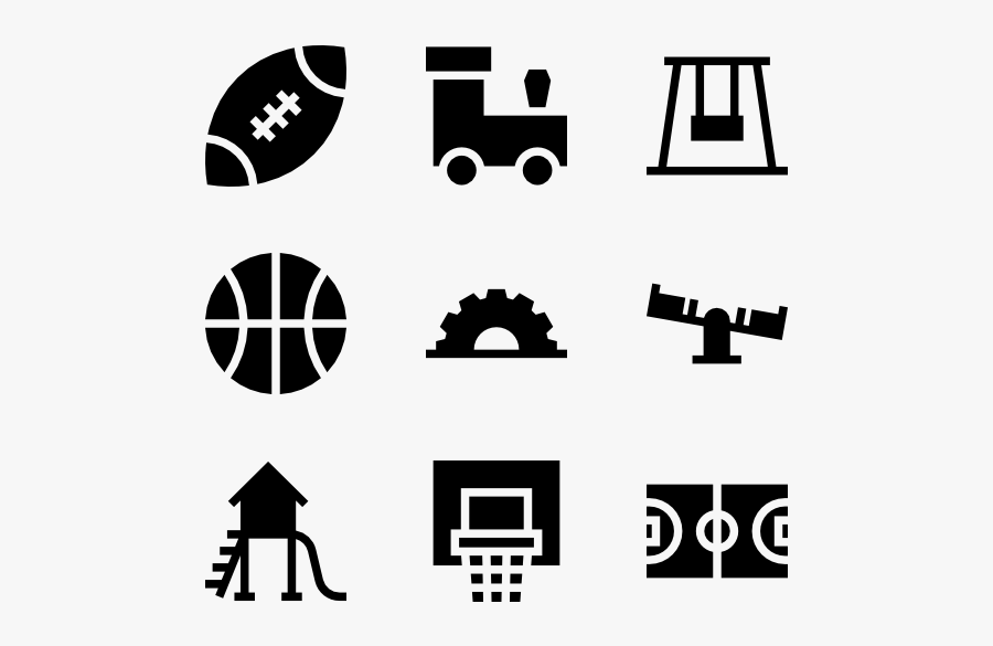 Playground - Firefighter Icons, Transparent Clipart
