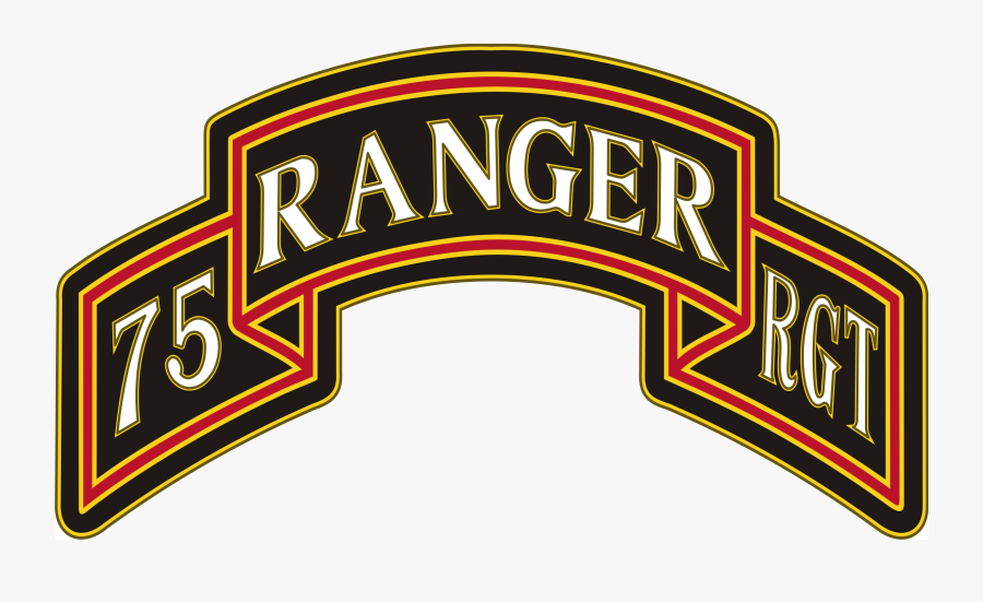 75 Ranger Regiment Scsib - 75th Ranger Regiment, Transparent Clipart