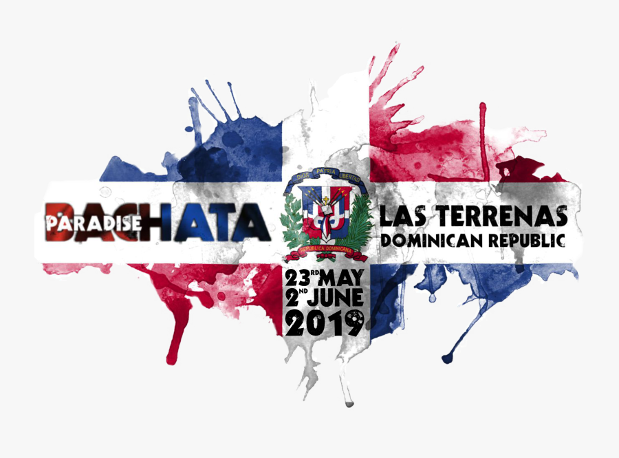 Dominican Republic Flag - Bachata Paradise Logo, Transparent Clipart