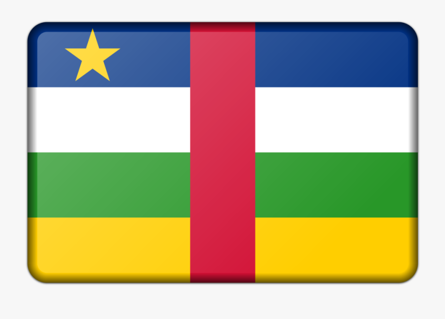 Square,area,yellow - Central African Republic Flag, Transparent Clipart
