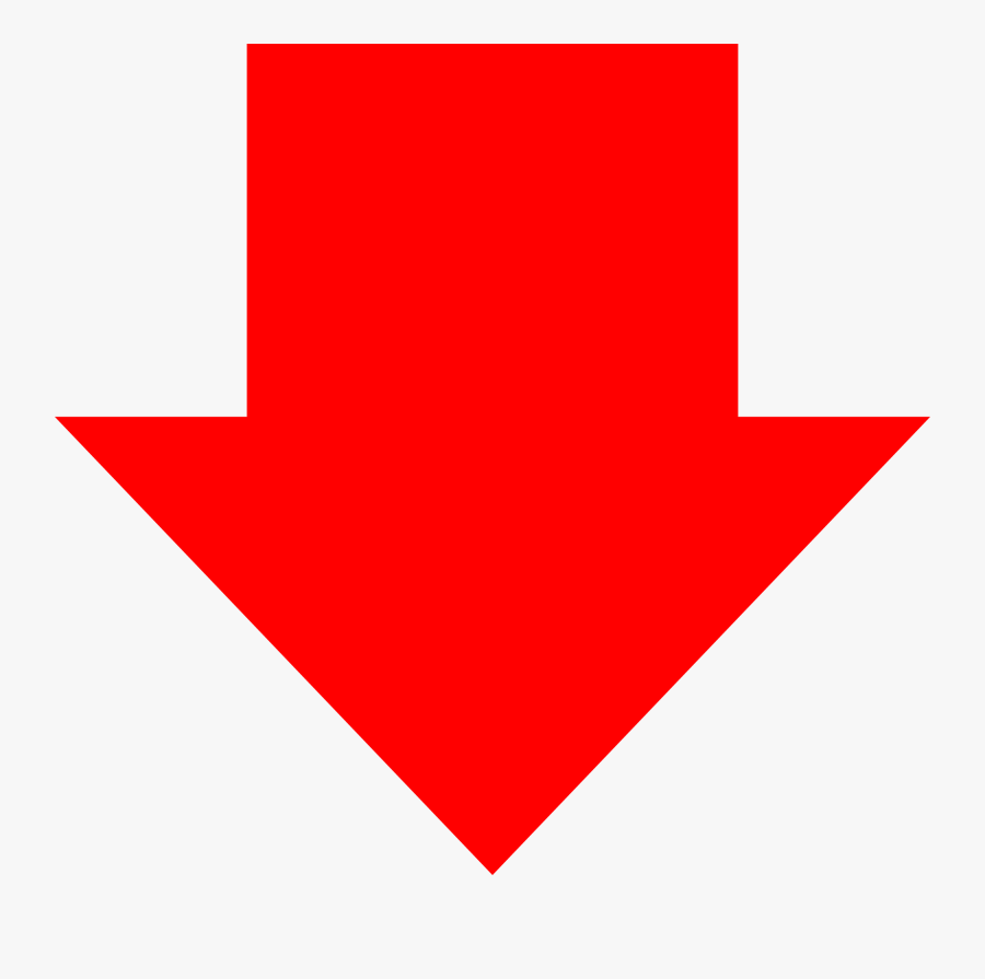 Red Down Arrow Png - Red Arrow Down Png , Free Transparent Clipart ...