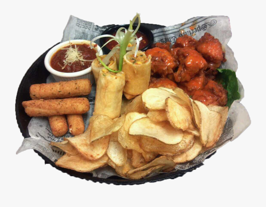 Fried Food - Pu Pu Platter, Transparent Clipart