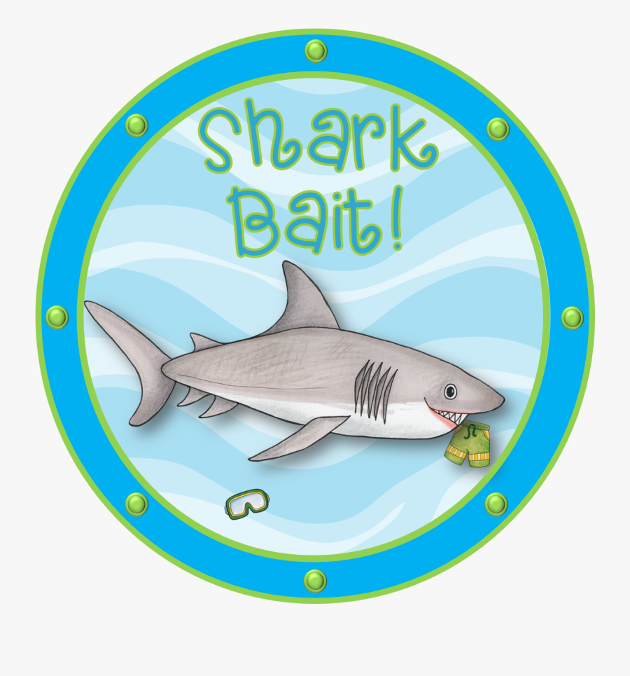 Shark Clipart Teacher - Shark Bait Clip Art, Transparent Clipart